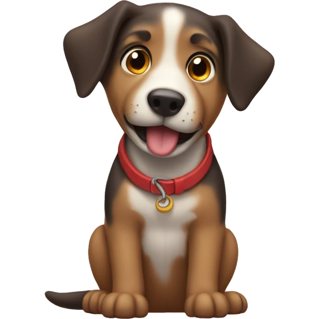 Perro cagando  emoji