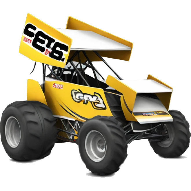 dirt Sprint car  emoji