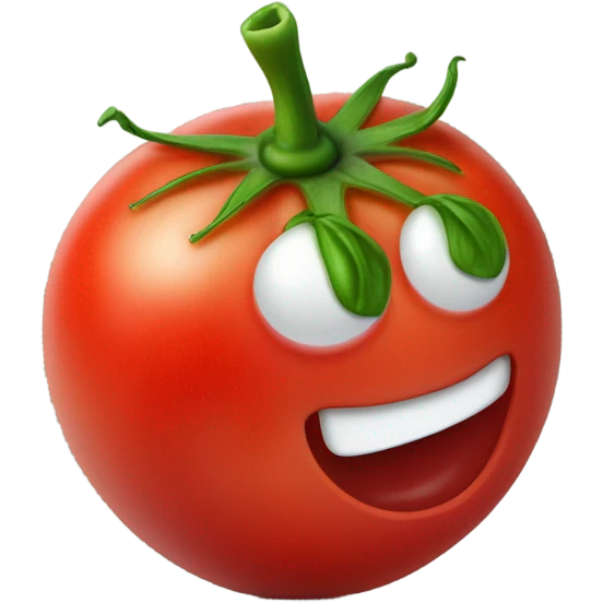 Tomato with a nose emoji