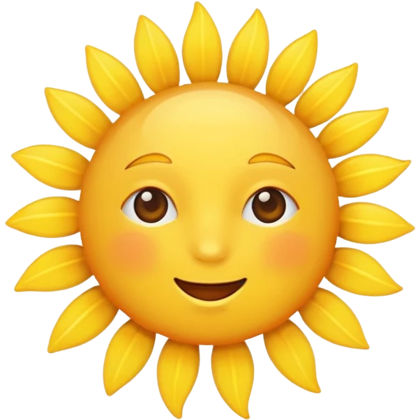 Sunshine emoji