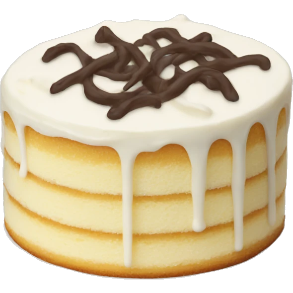 Vanilla cake  emoji