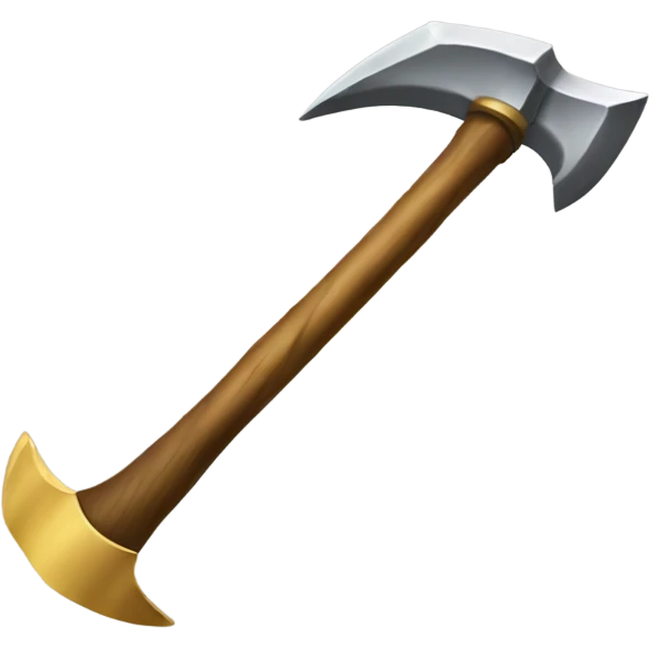 gold battleaxe emoji