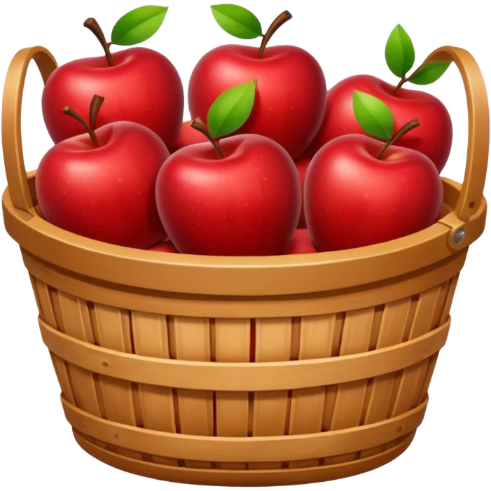 A basket where you pick only the shiniest apples, ignoring the rest. emoji