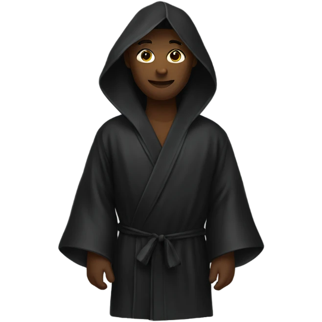 black silk robe emoji