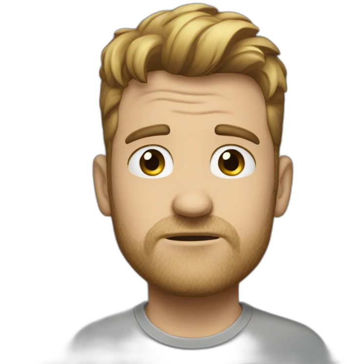buble tee triste emoji