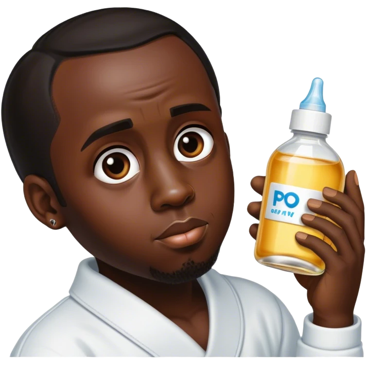 P diddy and baby oil  emoji