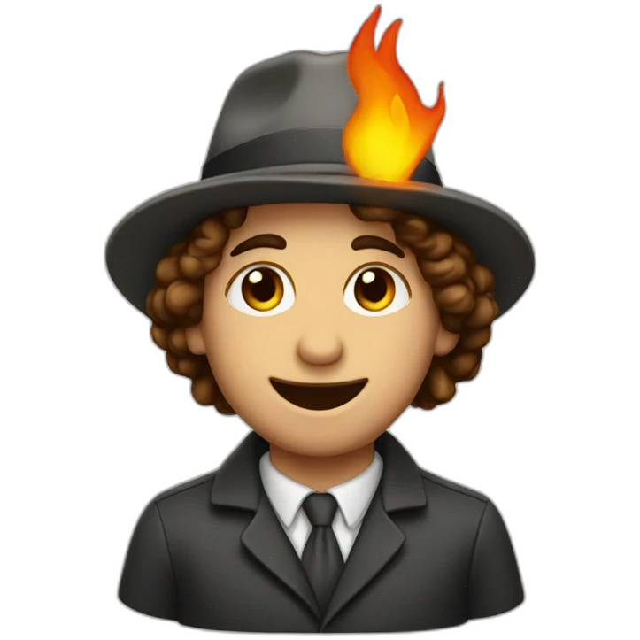 jewish in fire emoji