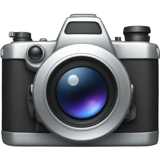 silver camera emoji