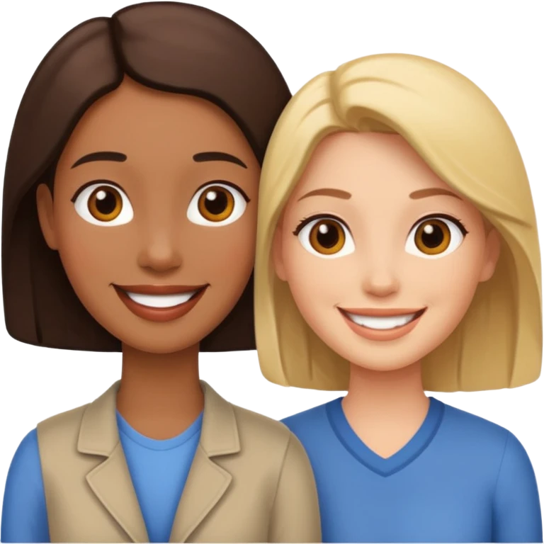 DOS MUJERES Y UN HOMBRE emoji