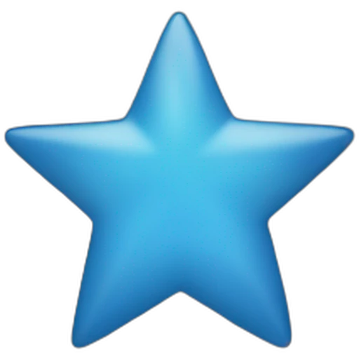 Blue star emoji