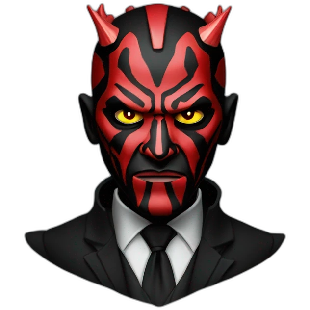 darth maul in a suit emoji