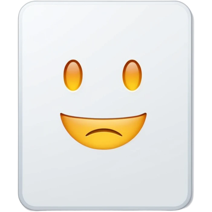 white card flat emoji