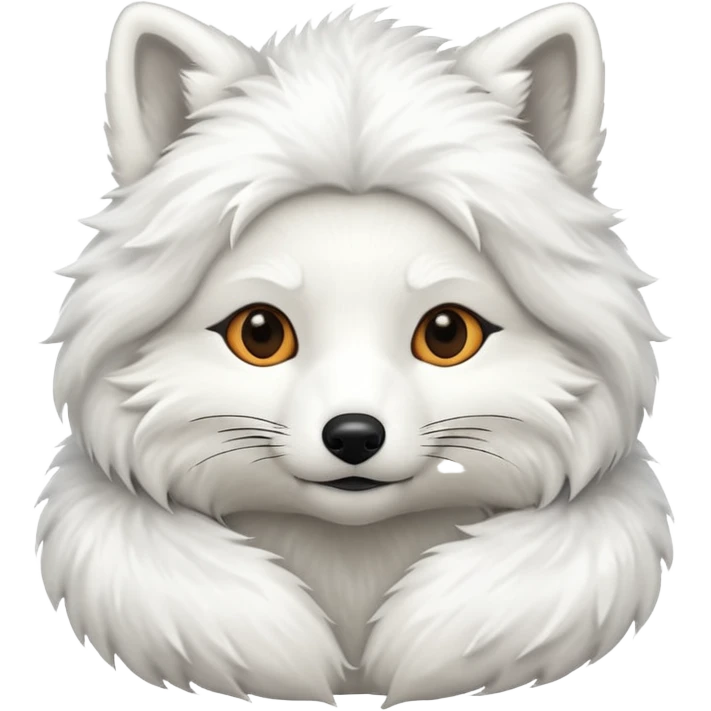 white fox emoji