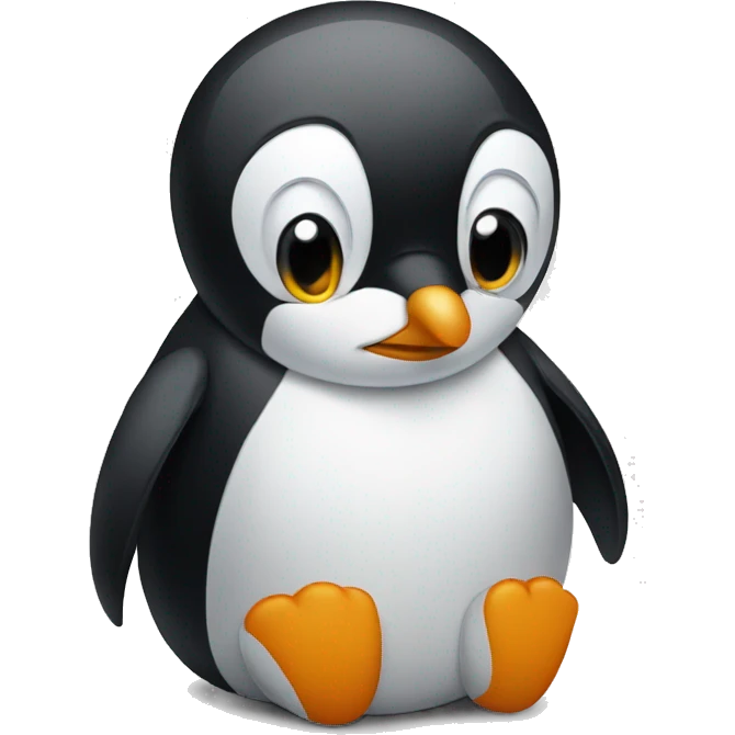 sad penguin emoji