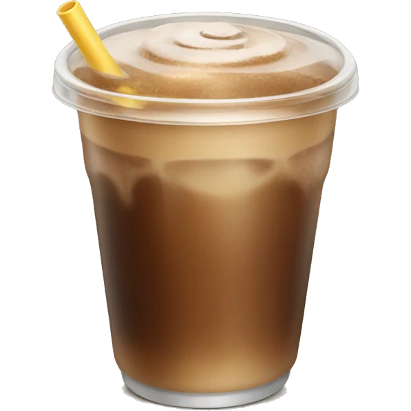Iced coffee emoji