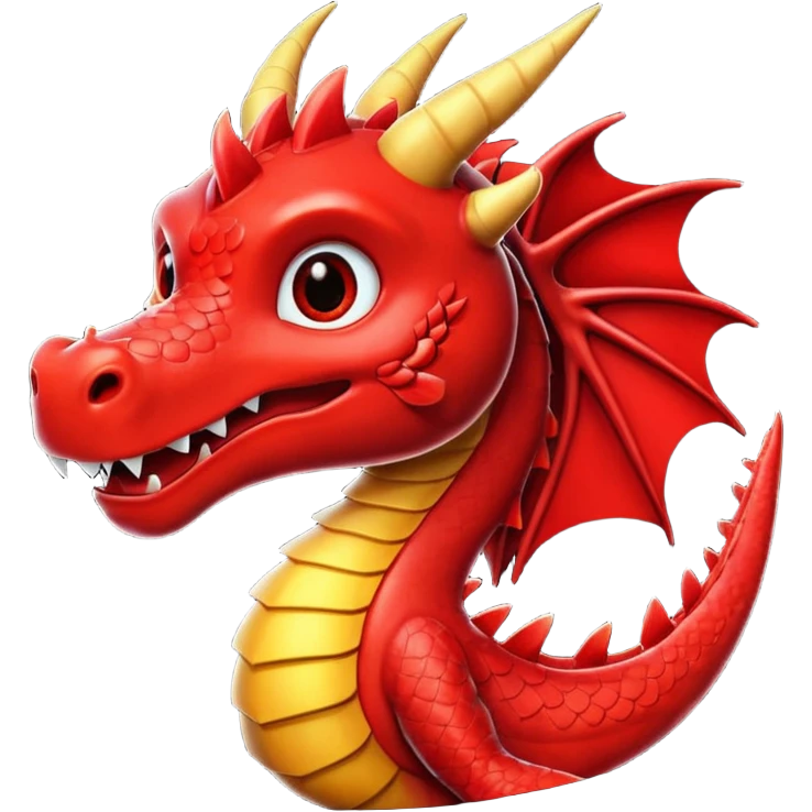 red dragon 4k emoji