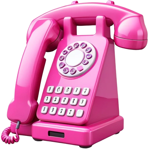 📞 pink emoji