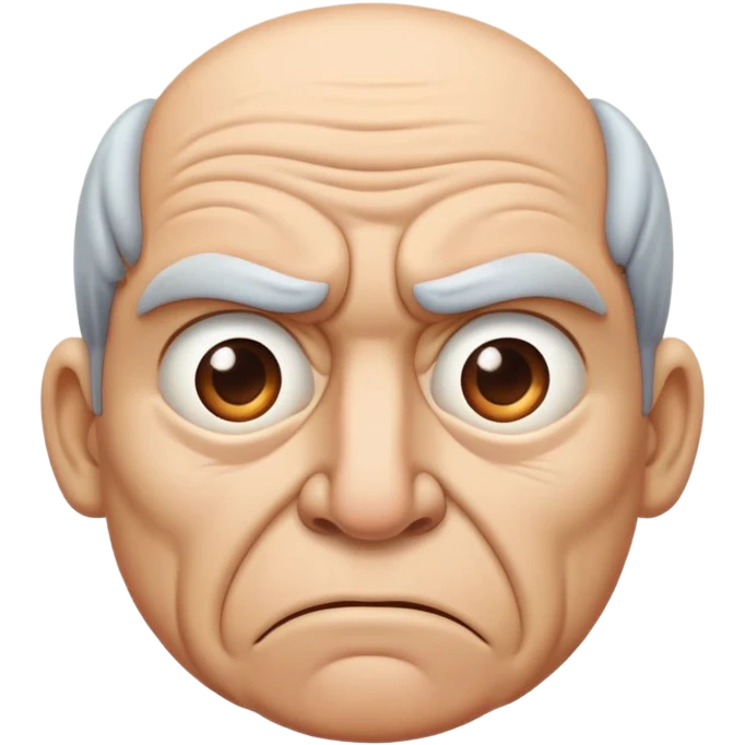 Disgust face emoji