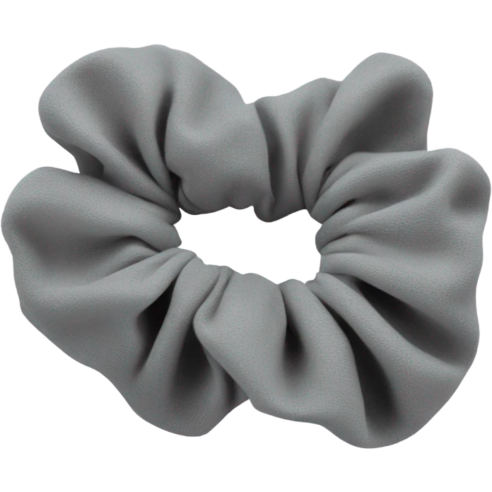 Grey scrunchie emoji