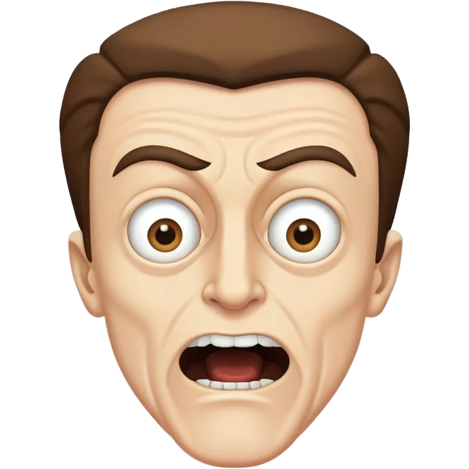 face with wide eyes and open mouth in historical context of John Brown's raid emoji