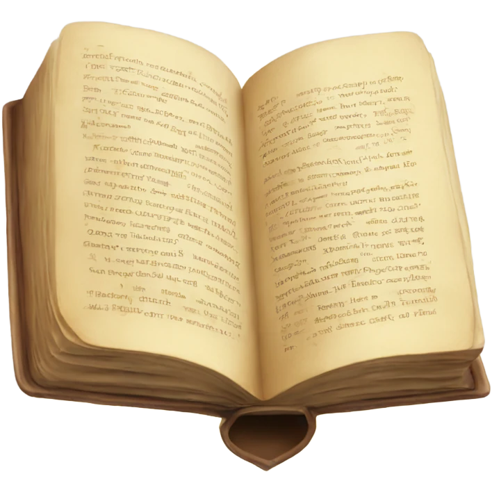 Magic book emoji
