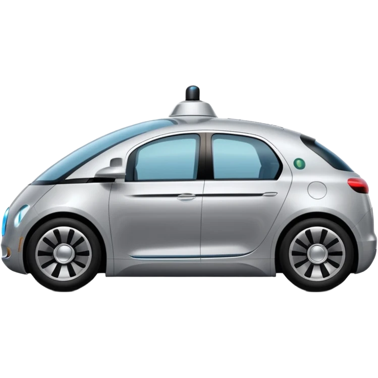 long big luxury self driving car emoji