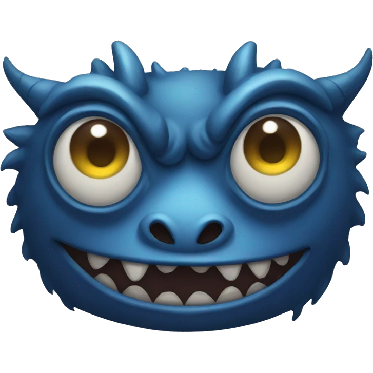 bleu indonesian monster emoji