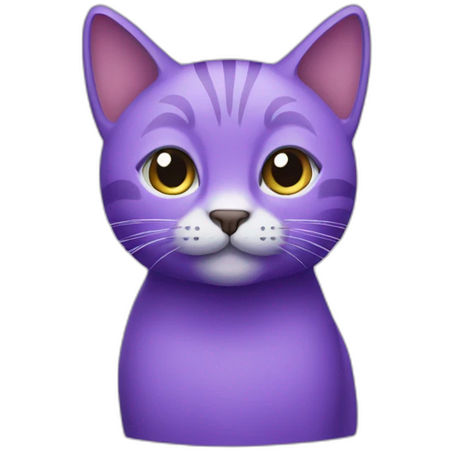 purple cat emoji emoji