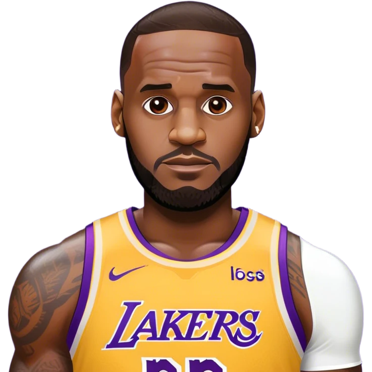 LeBron James lakers emoji