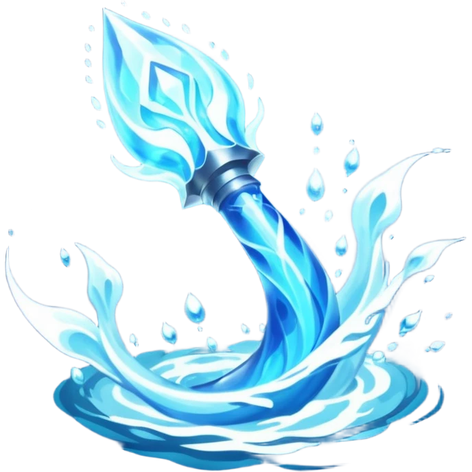 water elemental weapon emoji