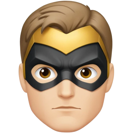 Robin superhero  emoji