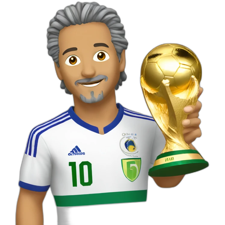 Roberto baggio with world cup emoji
