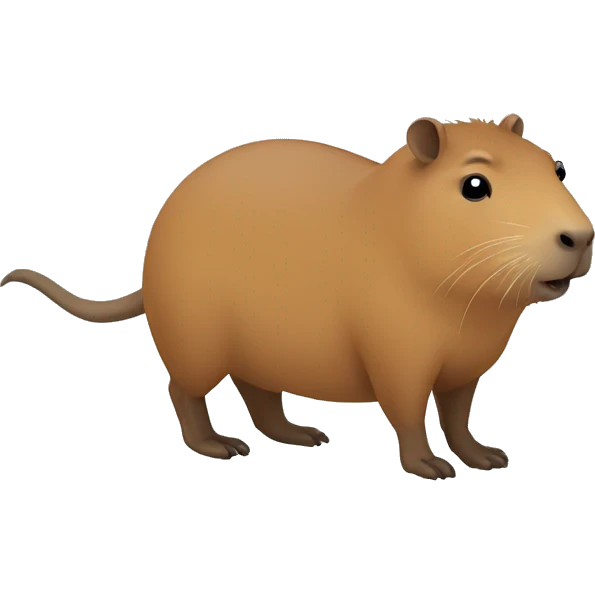Capybara emoji