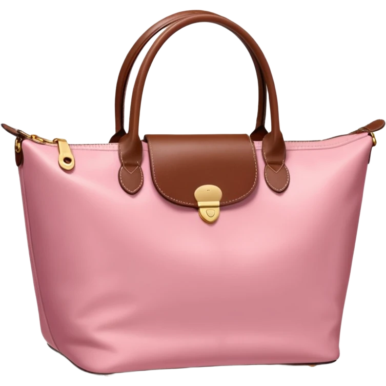 sac longchamps rose emoji