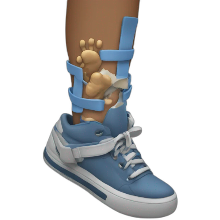 Broken ankle emoji