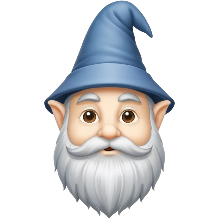 Gnomo bigodudo emoji