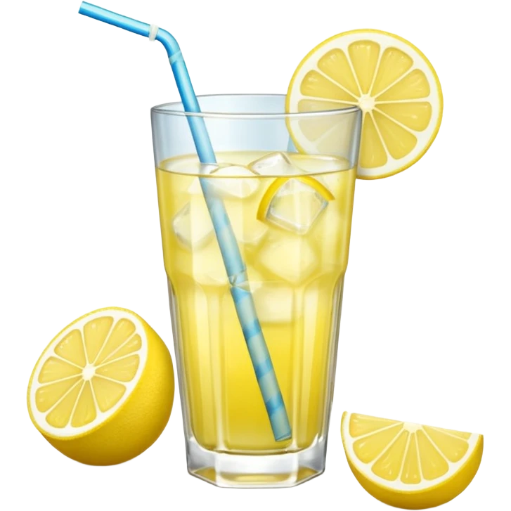 cold lemonade with ice emoji