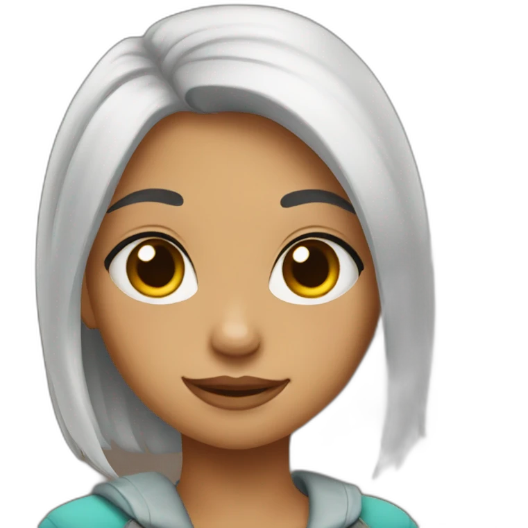 Korian cute girl emoji