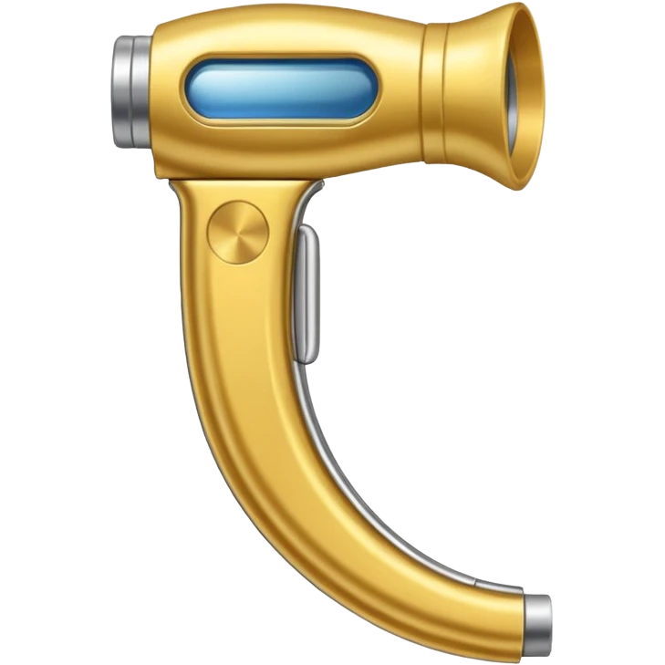 Laryngoscope Mackintosh gold emoji