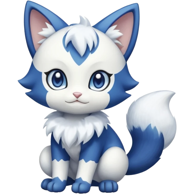 Meowstic (full body) emoji