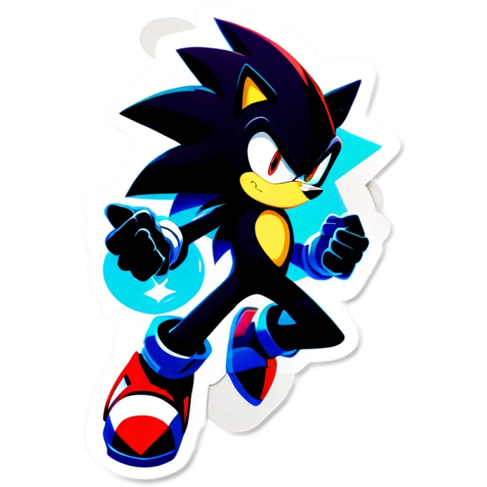 Shadow the Hedgehog which all chaos emeralds emoji