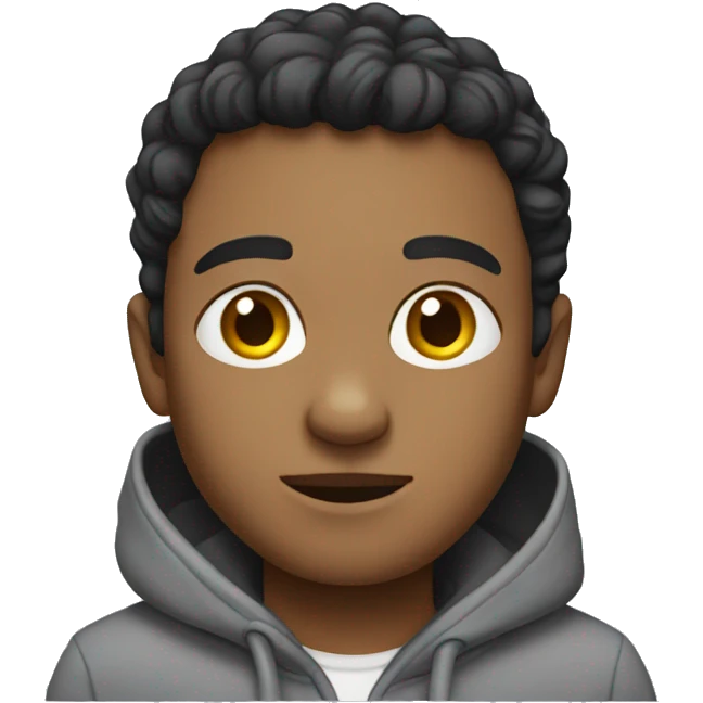 Do wearing a hoodie emoji