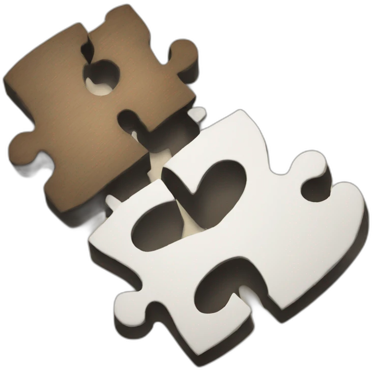 two puzzle pieces emoji