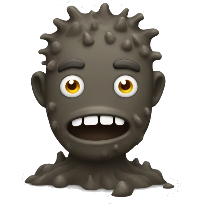 Mud monster  emoji