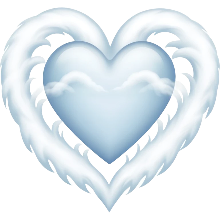 heart shaped fog emoji