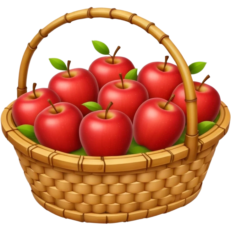  bamboo-basket apples emoji
