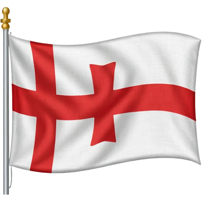 Un drapeau savoyard  emoji