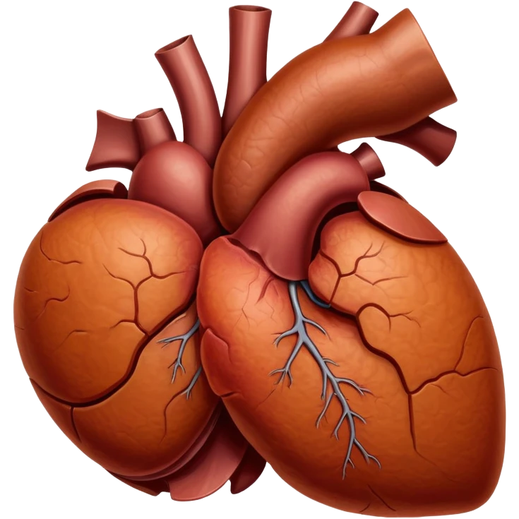 original liver, anatomical shape emoji