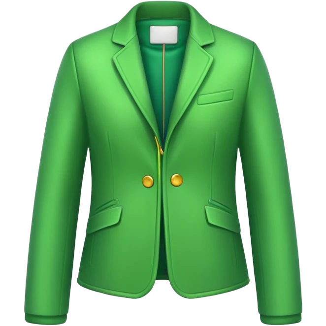 green jacket emoji emoji