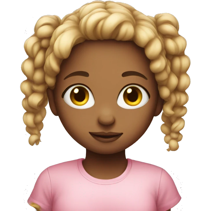 cute pink girl emoji